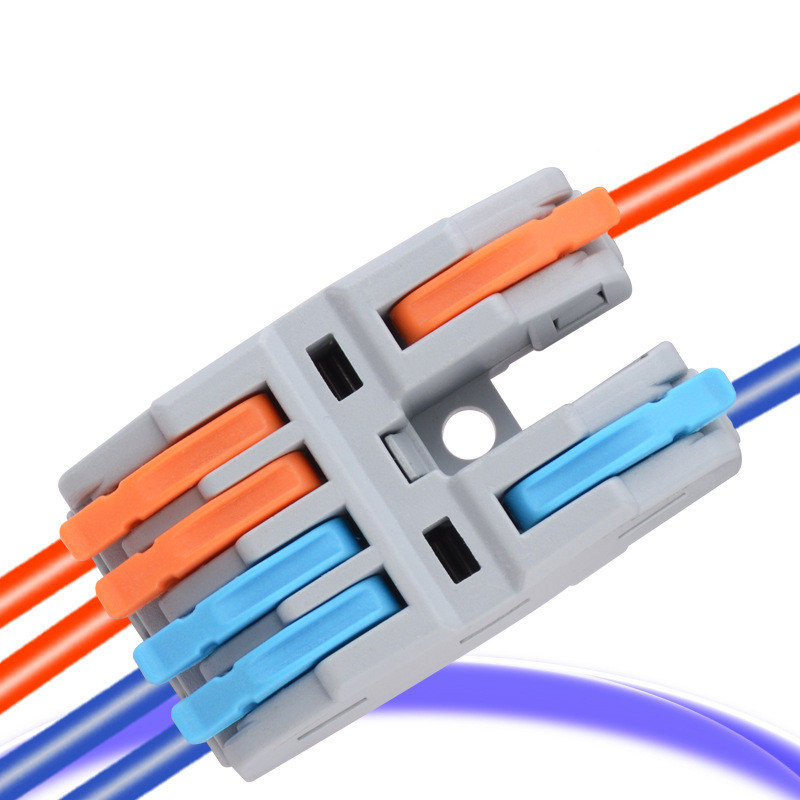 CMK-422-4 Quick Lever Nuts Wire Splitter 2 In 4 Out Compact Terminal Blocks Splice Conductor Connector